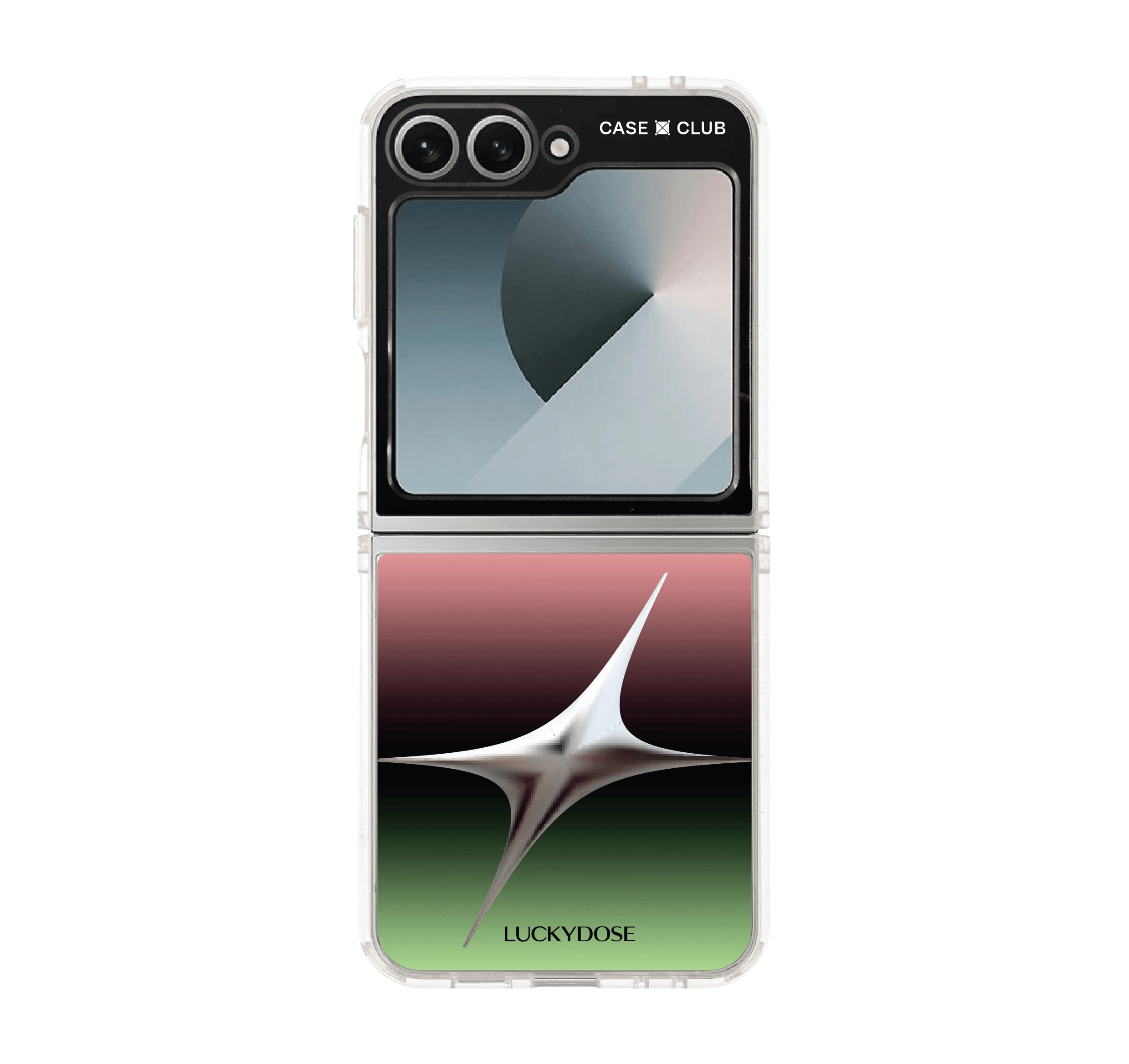 เคสใส samsung galaxy z flip 6 luckydose สีมงคลวันอาทิตย์